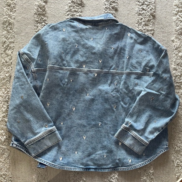 NWT VICTORIAS SECRET DENIM BY PINK SHACKET size XXL - Picture 8 of 9